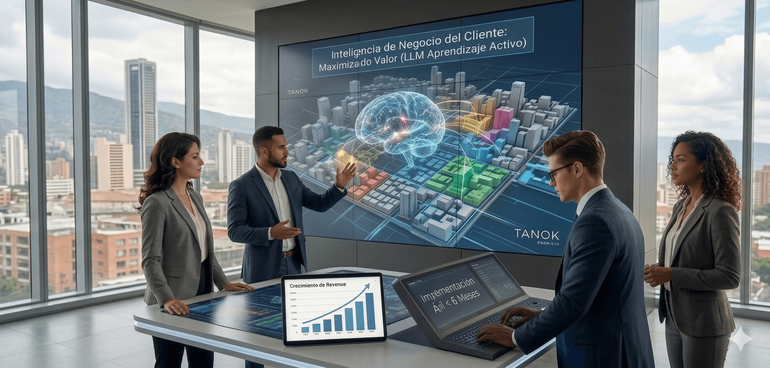 Tanok Tech platform dashboard